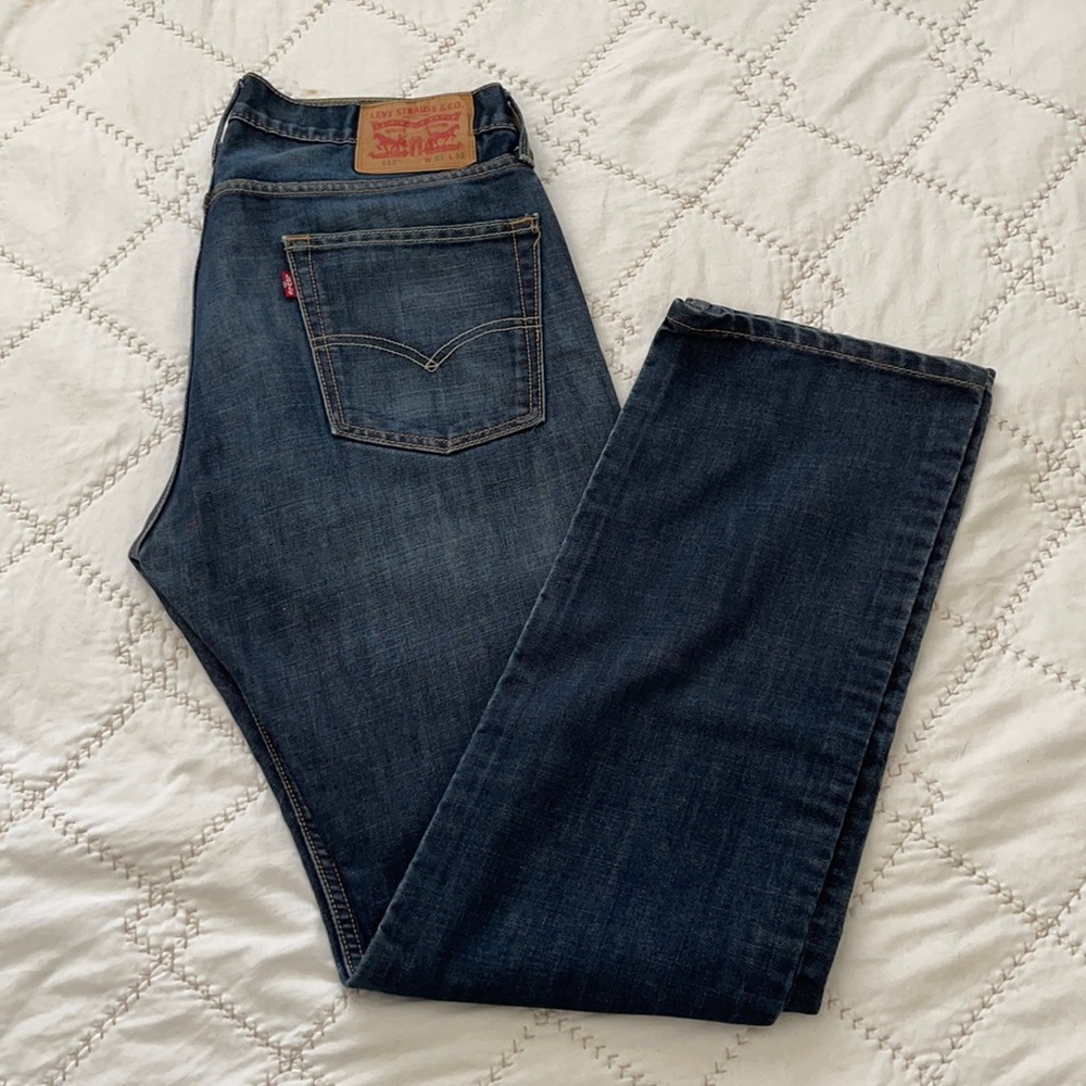 Levi Strauss 513 blue jeans 33x32